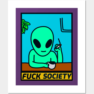 Alien Vibe Posters and Art